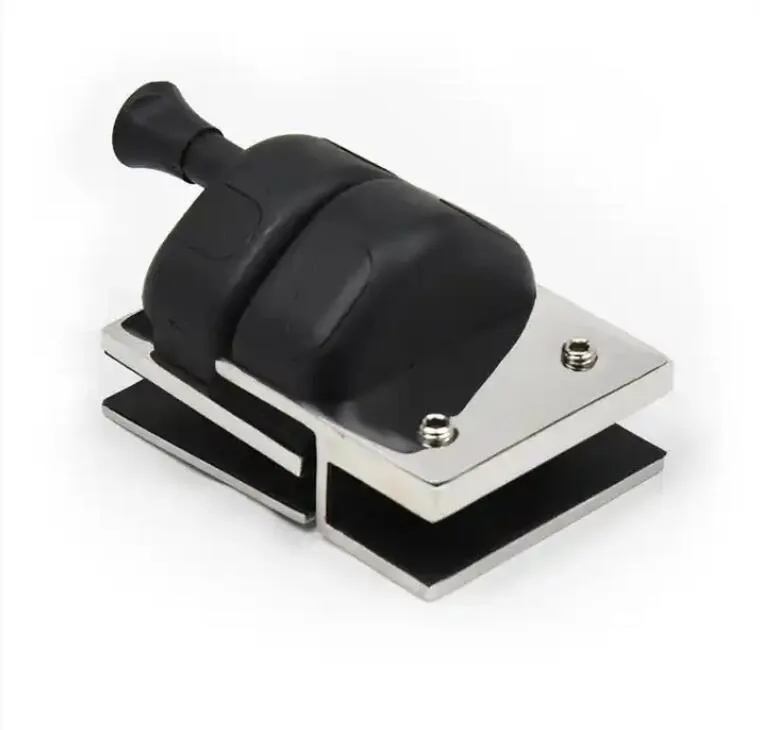 Magnetische grendel voor glazen deur